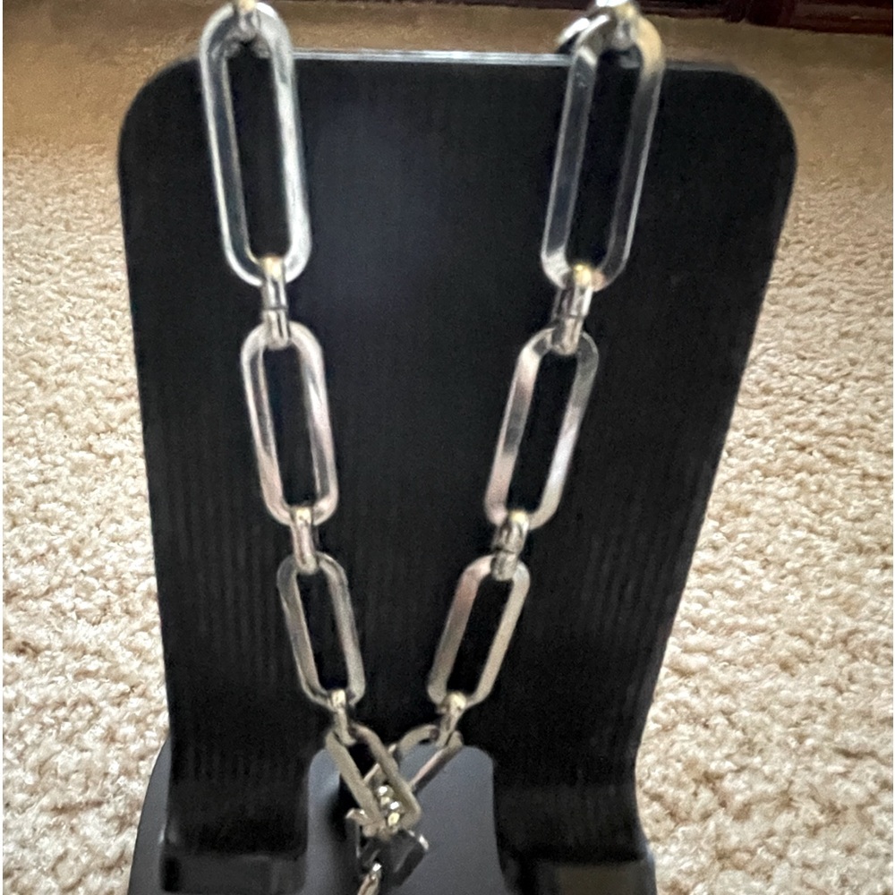 Silver necklace - adjustable